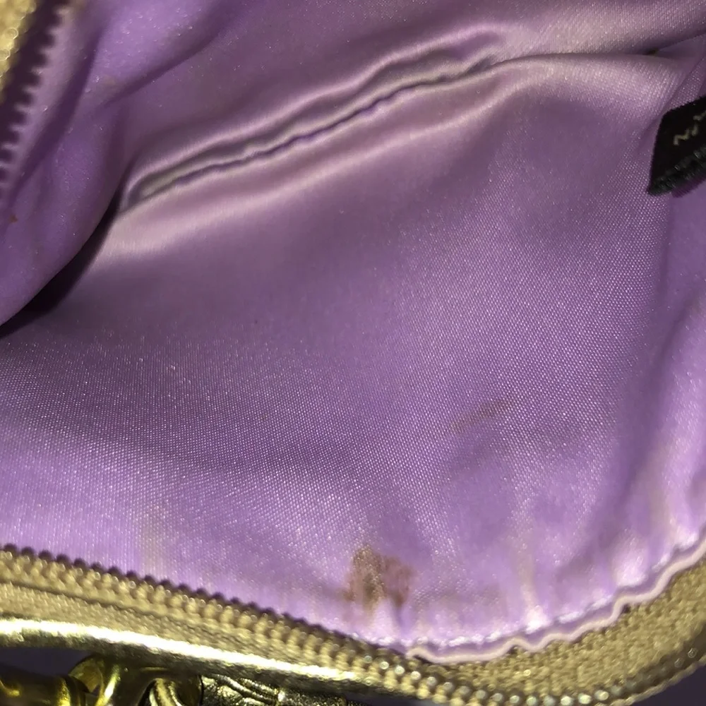 Coach Gold Coach Wristlet Metallic Coach Wristlet Gold Leather Coach Wristlet - Picture 9 of 16